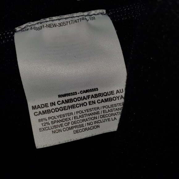 Nike Golf Tour Performance Long Sleeve Shirt Men's XL Black Mock-Neck Warm - Picture 7 of 7